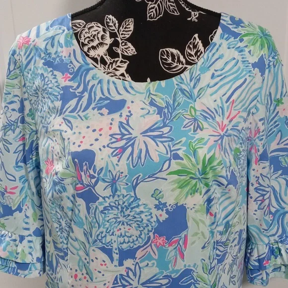 🆕️ 🦁HTF Lilly Pulitzer🦁 - Fiesta Stretch Dress - Picture 6 of 16